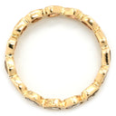 ノンブランド NON BRAND ダイヤリング イエローゴールド K10YG ダイヤモンド リング 指輪 15号