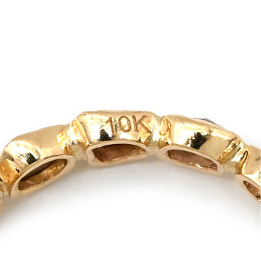 ノンブランド NON BRAND ダイヤリング イエローゴールド K10YG ダイヤモンド リング 指輪 15号