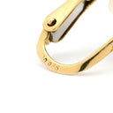 ノンブランド NON BRAND レッド×イエローゴールド K18YG ルビー ダイヤモンド イヤリング 赤 Au750 18K 18金 1P 1石 1粒 ルビー パヴェ ダイヤ オーバル