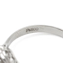 ノンブランド NON BRAND ルビー ダイヤリング プラチナシルバー Pt900 ルビー ダイヤモンド リング 指輪 レッド 赤 13号