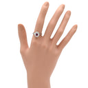 ノンブランド NON BRAND ルビー ダイヤリング プラチナシルバー Pt900 ルビー ダイヤモンド リング 指輪 レッド 赤 13号