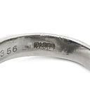 ノンブランド NON BRAND ブルーサファイア ダイヤ リング ブルー×プラチナシルバー Pt900 サファイア ダイヤモンド リング 指輪 青 パヴェダイヤ オーバル プラチナム 10号