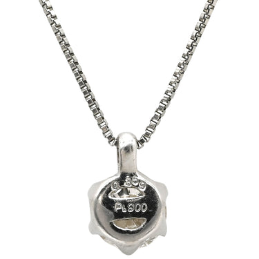 ノンブランド NON BRAND ダイヤペンダント プラチナシルバー Pt900 ダイヤモンド ネックレス 1P 1粒