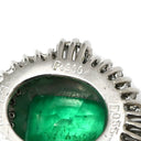 ノンブランド NON BRAND エメラルド ダイヤ エメラルドグリーン×プラチナシルバー Pt900 エメラルド ダイヤモンド ペンダントトップ 緑 ネックレストップ エメラルドカット スクエア プラチナム