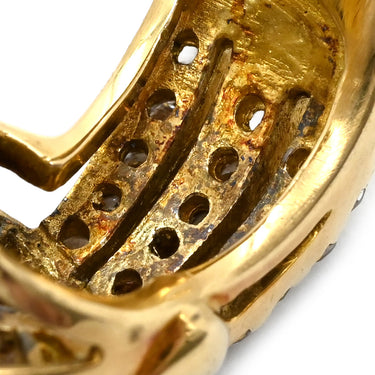 ノンブランド NON BRAND ルビー ダイヤ リング イエローゴールド K18YG ルビー ダイヤモンド リング 指輪 Au750 18K 18金 レッド 赤 12号