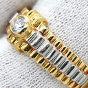 ノンブランド NON BRAND ダイヤ コンビリング イエローゴールドXプラチナシルバー K18YG Pt900 ダイヤモンド リング 指輪 1P 1粒ダイヤ 11号