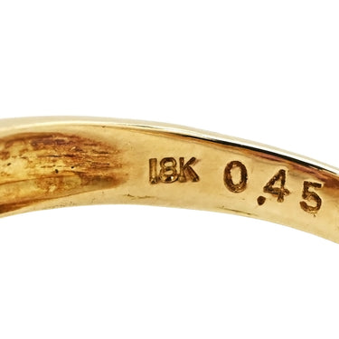 ノンブランド NON BRAND ルビー ダイヤリング イエローゴールド K18YG ルビー ダイヤモンド リング 指輪 レッド 赤 13号