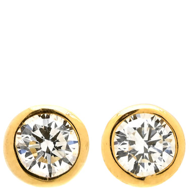 ノンブランド NON BRAND ダイヤピアス イエローゴールド K18YG ダイヤモンド ピアス 1P 1粒