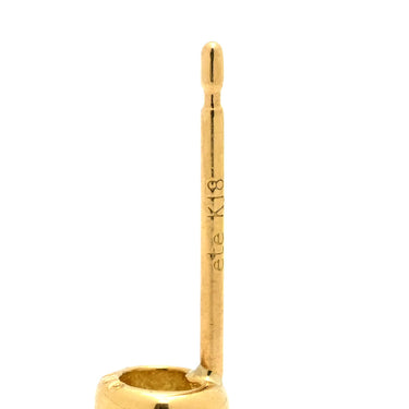 ノンブランド NON BRAND ダイヤピアス イエローゴールド K18YG ダイヤモンド ピアス 1P 1粒