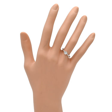 ノンブランド NON BRAND ダイヤリング プラチナシルバー Pt900 ダイヤモンド リング 指輪 1P 1粒 9.5号