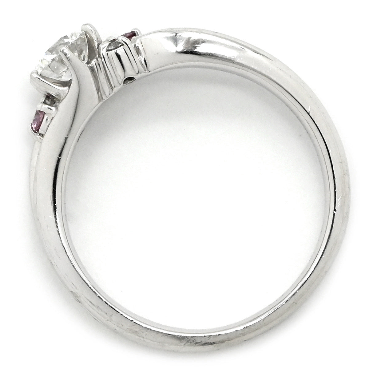 Pt900 10号　ダイヤモンドリング 透かし リング 指輪 10号 Pt900プラチナ ダイヤモンド 0.32ct