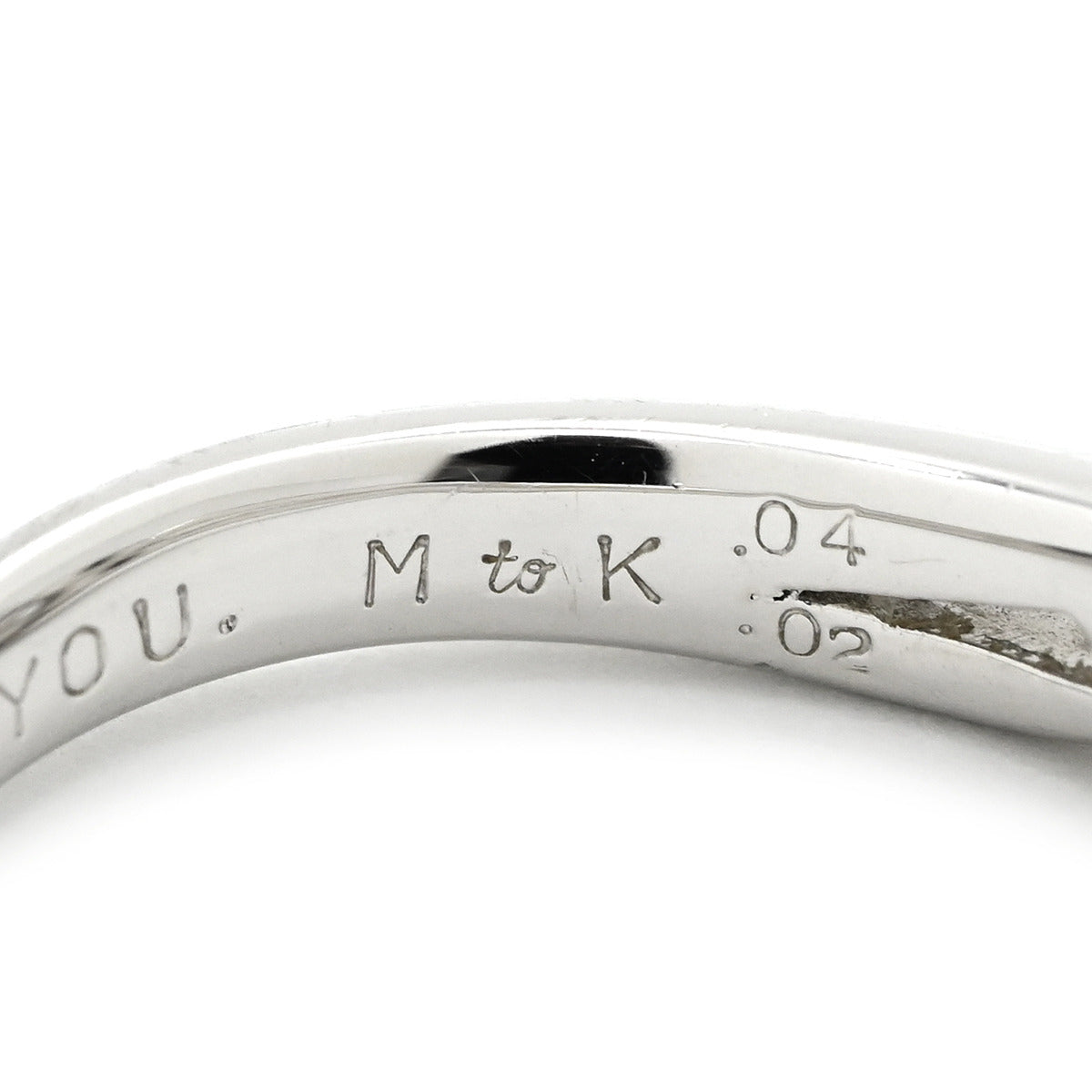 Pt900 10号　ダイヤモンドリング 透かし リング 指輪 10号 Pt900プラチナ ダイヤモンド 0.32ct