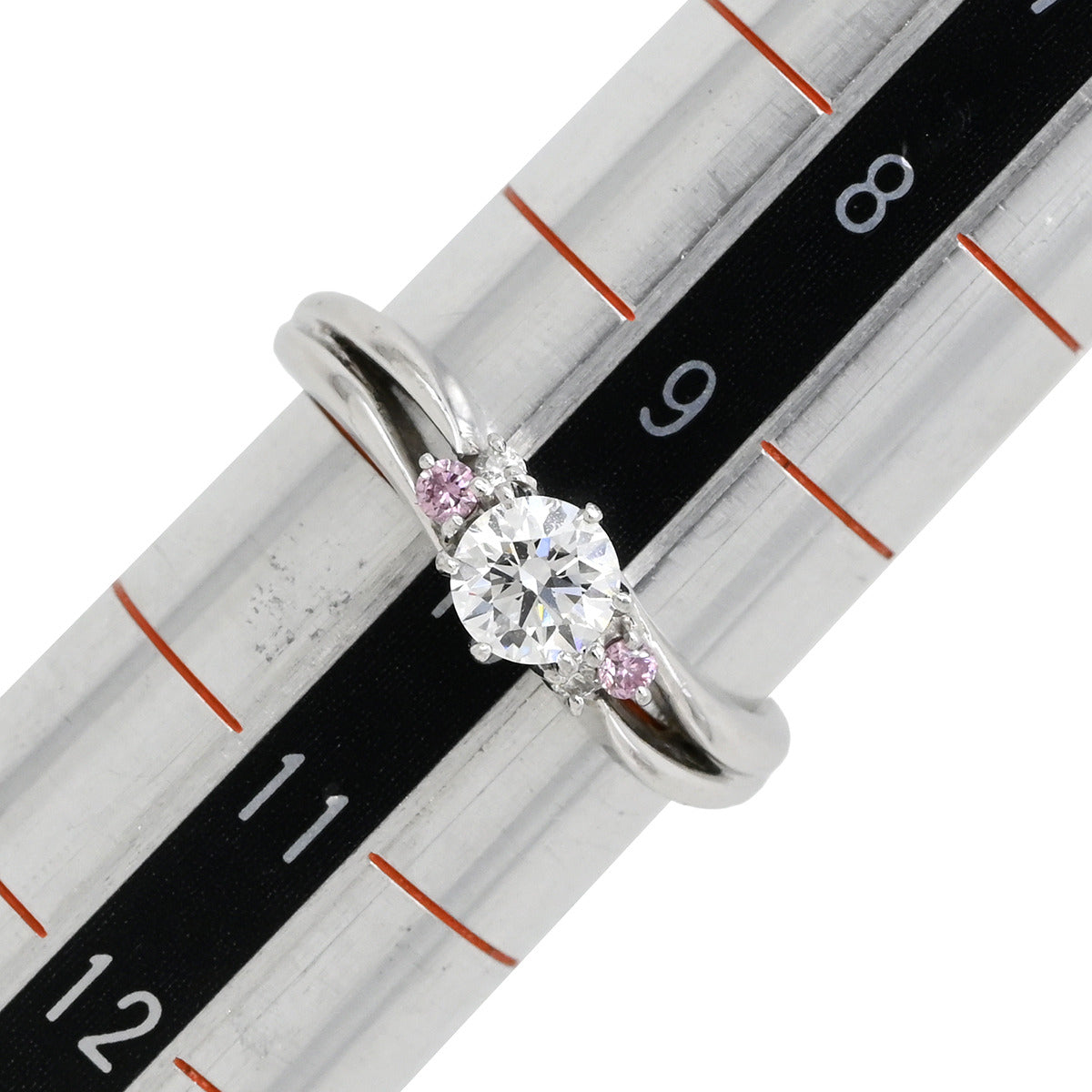 ノンブランド NONBRANDツァボライト ダイヤモンドリング #12 PT900 12号 ダイヤモンド リング