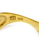 ノンブランド NON BRAND ダイヤリング イエローゴールド K18YG ダイヤモンド リング 指輪 8.5号