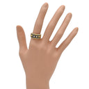 ノンブランド NON BRAND サファイア ダイヤ リング イエローゴールド K18YG サファイア ダイヤモンド リング 指輪 13.5号