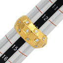 ノンブランド NON BRAND ダイヤリング イエローゴールド K24YG ダイヤモンド リング 指輪 甲丸 10P 10粒 13.5号