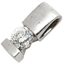 ノンブランド NON BRAND ダイヤ ペンダントトップ ホワイトゴールド K18WG ダイヤモンド ペンダントトップ 1P 1粒 ペンダントヘッド 18K 18金 750