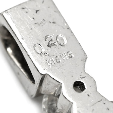 ノンブランド NON BRAND ダイヤ ペンダントトップ ホワイトゴールド K18WG ダイヤモンド ペンダントトップ 1P 1粒 ペンダントヘッド 18K 18金 750