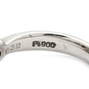 ノンブランド NON BRAND 白蝶パール ダイヤリング プラチナシルバー Pt900 パール ダイヤモンド リング 指輪 1粒 1P 12号