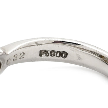 ノンブランド NON BRAND 白蝶パール ダイヤリング プラチナシルバー Pt900 パール ダイヤモンド リング 指輪 1粒 1P 12号