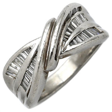 ノンブランド NON BRAND ダイヤリング プラチナシルバー Pt900 ダイヤモンド リング 指輪 11.5号