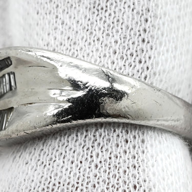 ノンブランド NON BRAND ダイヤリング プラチナシルバー Pt900 ダイヤモンド リング 指輪 11.5号