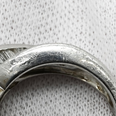 ノンブランド NON BRAND ダイヤリング プラチナシルバー Pt900 ダイヤモンド リング 指輪 11.5号