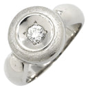 ノンブランド NON BRAND ダイヤリング プラチナシルバー Pt850 ダイヤモンド リング 指輪 1P 1粒 12号