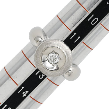 ノンブランド NON BRAND ダイヤリング プラチナシルバー Pt850 ダイヤモンド リング 指輪 1P 1粒 12号