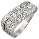 ノンブランド NON BRAND ダイヤリング プラチナシルバー Pt900 ダイヤモンド リング 指輪 10号