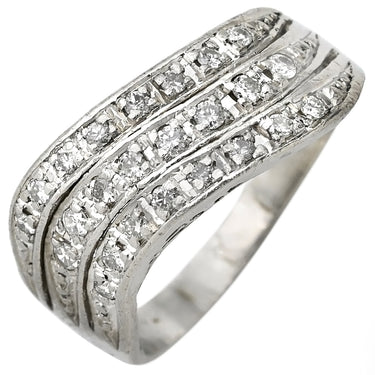 ノンブランド NON BRAND ダイヤリング プラチナシルバー Pt900 ダイヤモンド リング 指輪 10号