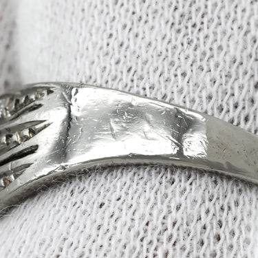 ノンブランド NON BRAND ダイヤリング プラチナシルバー Pt900 ダイヤモンド リング 指輪 10号