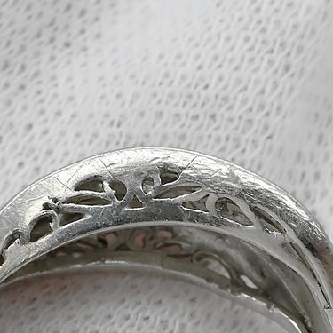 ノンブランド NON BRAND ダイヤリング プラチナシルバー Pt900 ダイヤモンド リング 指輪 10号