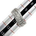 ノンブランド NON BRAND ダイヤリング プラチナシルバー Pt900 ダイヤモンド リング 指輪 10号