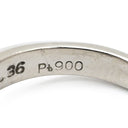 ノンブランド NON BRAND オパール ダイヤリング プラチナシルバー Pt900 オパール ダイヤモンド リング 指輪 5号