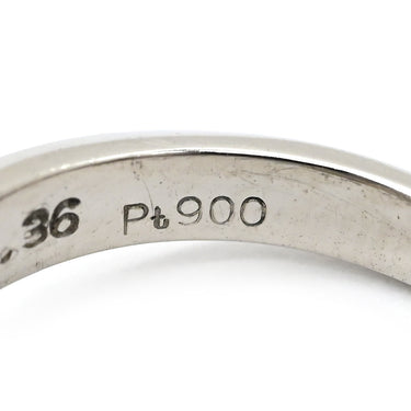 ノンブランド NON BRAND オパール ダイヤリング プラチナシルバー Pt900 オパール ダイヤモンド リング 指輪 5号