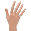 ノンブランド NON BRAND オパール ダイヤリング プラチナシルバー Pt900 オパール ダイヤモンド リング 指輪 5号