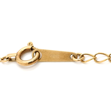 ノンブランド NON BRAND K10 色石ブレスレット イエローゴールド K10YG ブレスレット 青