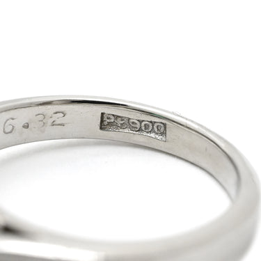 ノンブランド NON BRAND エメラルド ダイヤモンド リング プラチナシルバー Pt900 エメラルド ダイヤモンド リング 指輪 グリーン 緑 8号