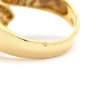 ノンブランド NON BRAND ダイヤリング イエローゴールド K18YG ダイヤモンド リング 指輪 12号