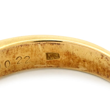 ノンブランド NON BRAND ダイヤリング イエローゴールド K18YG ダイヤモンド リング 指輪 1P 1粒 12号