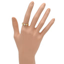 ノンブランド NON BRAND ダイヤリング イエローゴールド K18YG ダイヤモンド リング 指輪 1P 1粒 12号