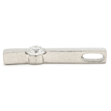 ノンブランド NON BRAND ダイヤ ペンダントトップ プラチナシルバー Pt900 ダイヤモンド ペンダントトップ ペンダントヘッド プラチナ