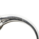 ノンブランド NON BRAND キャッツアイ ダイヤリング プラチナシルバー Pt850 クリソベリルキャッツアイ ダイヤモンド リング 指輪 猫目石 10.5号