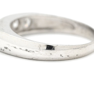 ノンブランド NON BRAND ダイヤリング プラチナシルバー Pt900 ダイヤモンド リング 指輪 5P 5粒 一文字 10.5号