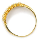 ノンブランド NON BRAND ダイヤリング イエローゴールド K18YG ダイヤモンド リング 指輪 12号