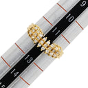 ノンブランド NON BRAND ダイヤリング イエローゴールド K18YG ダイヤモンド リング 指輪 12号