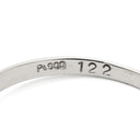 ノンブランド NON BRAND ブルーサファイア ダイヤリング プラチナシルバー Pt900 サファイア ダイヤモンド リング 指輪 青 16号