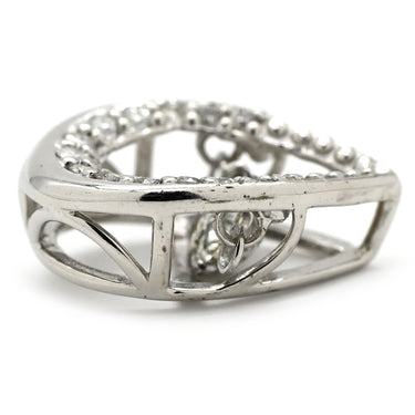 ノンブランド NON BRAND ホワイトゴールド K18WG ダイヤモンド ペンダントトップ 750 WG