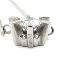 ノンブランド NON BRAND ダイヤペンダント プラチナシルバー Pt900 ダイヤモンド Pt850(チェーン) ネックレス 1P 1粒